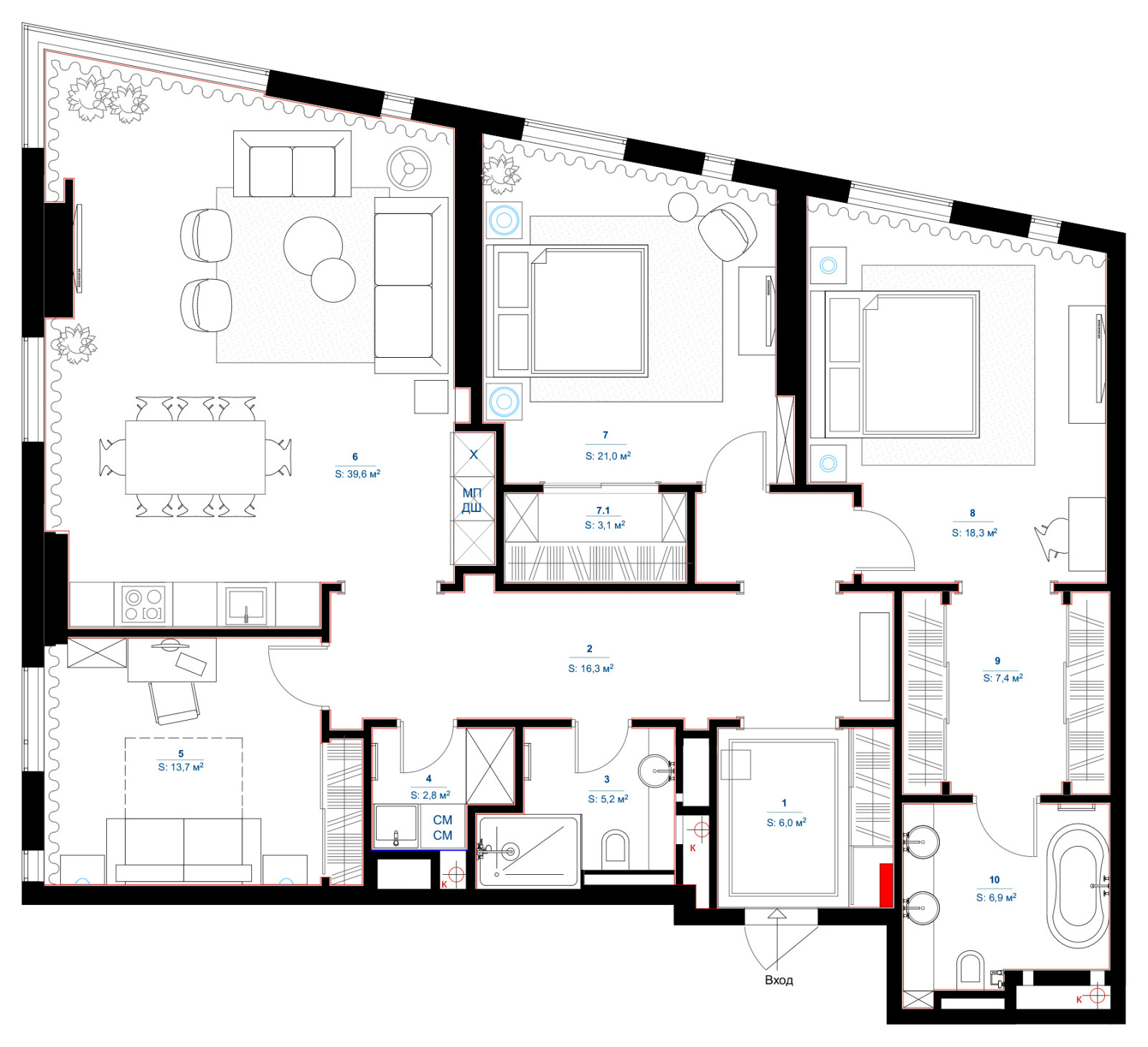 Квартира 140 кв.м.