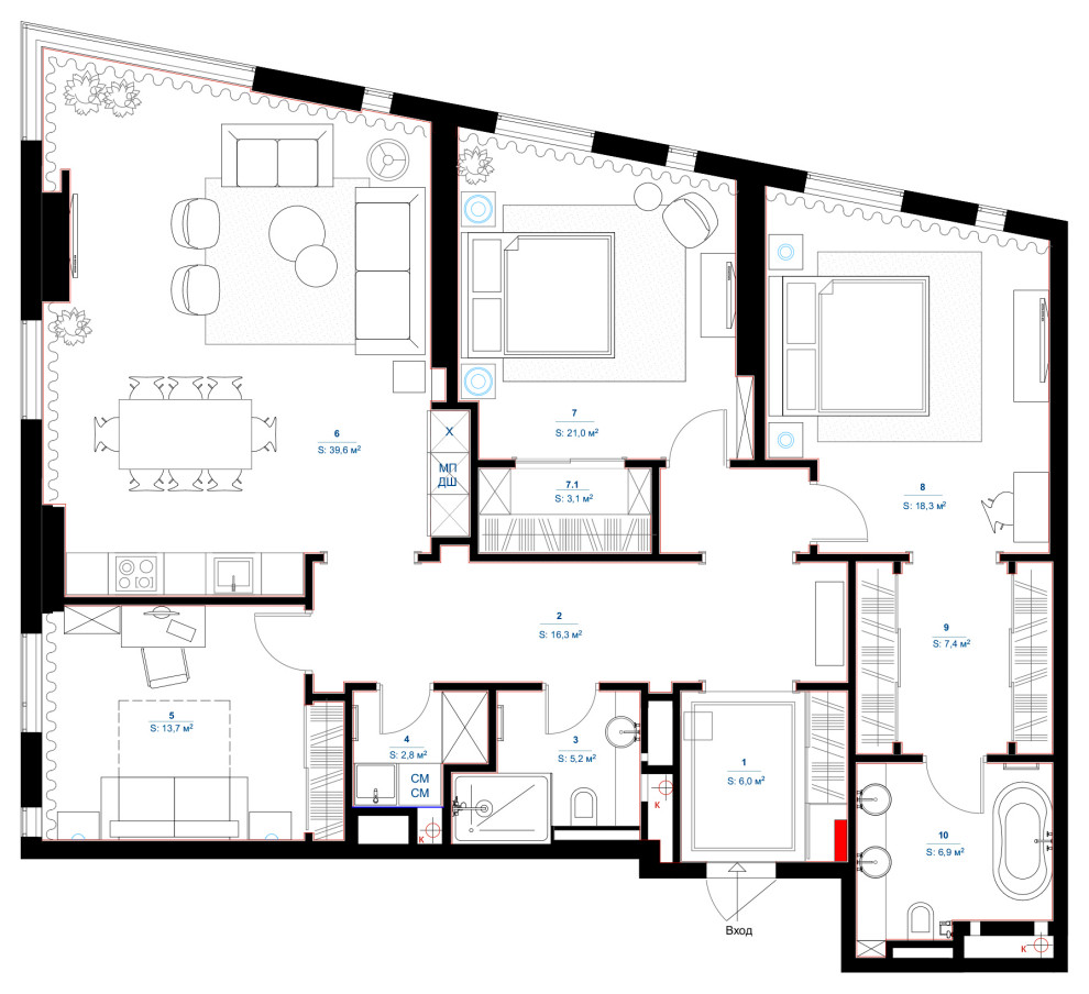 Квартира 140 кв.м.