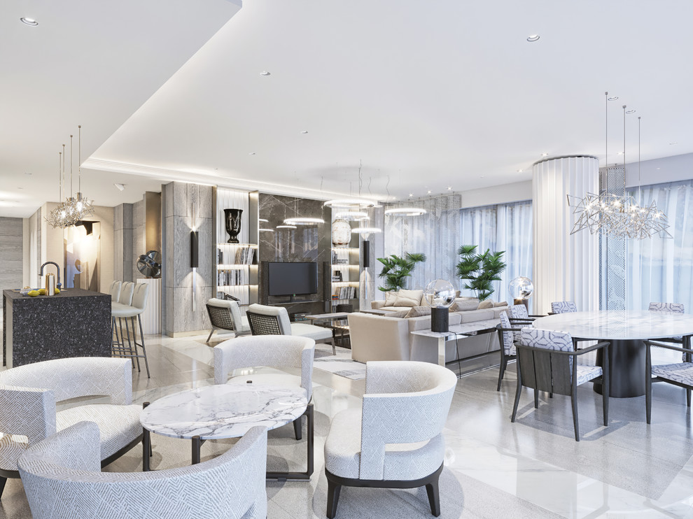 проект апартаментво башня "Сантк-Петербург" 267м2, в соавт с Коляков С.С. 2019