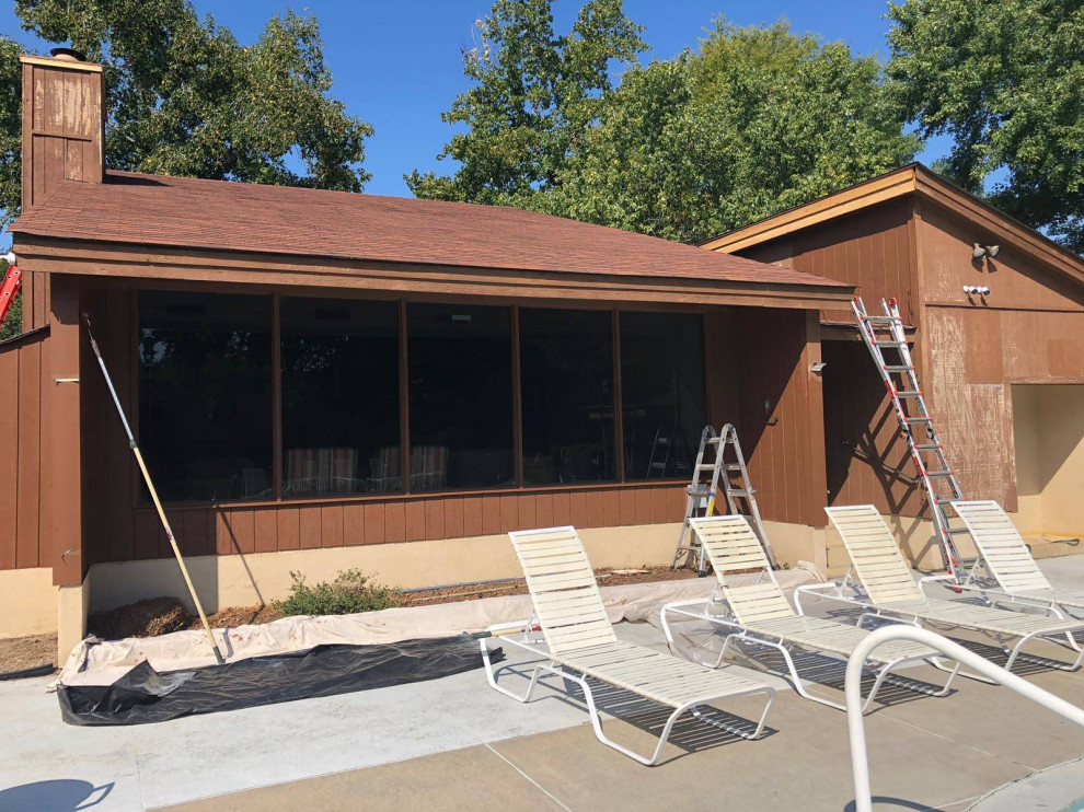 Pool House, Paint and Repairs