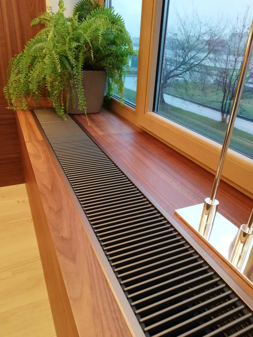 Внутрипольные конвекторы