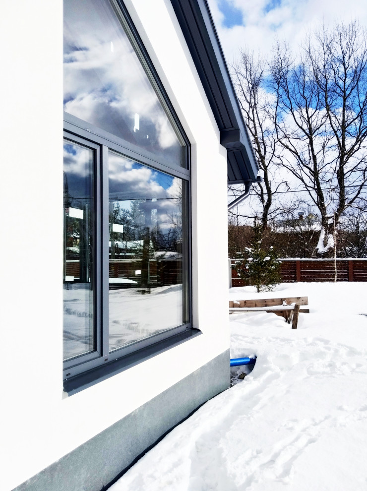 Загородный дом с мансардой