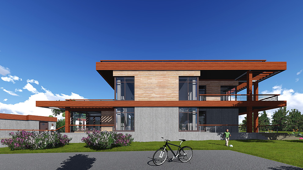 Индивидуальный жилой дом под Казанью