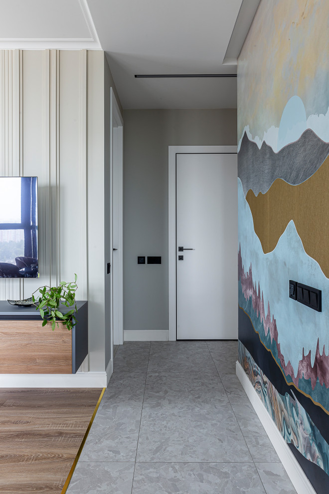 В сиреневых тонах (3-х комнатная квартира 66,7 м²)