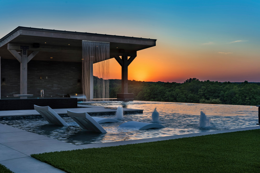 Lakeside Modern Luxury - Modern - Pool - Other - by Keith Zars Pools ...