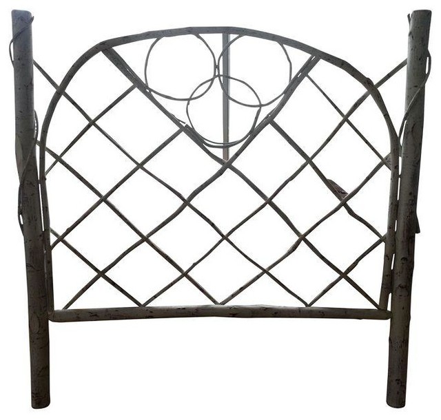 Distressed French Country Wood Headboard