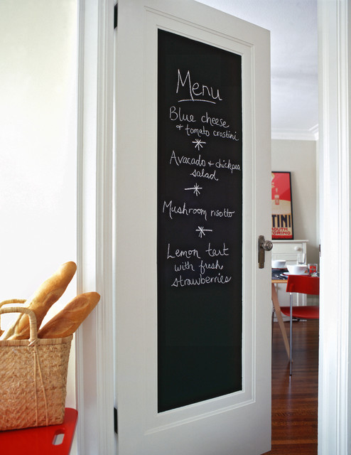 Chalkboard Door contemporary-kitchen