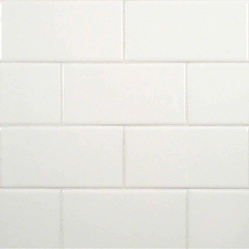 30 Sqft of 3"x6" White Subway Glossy Ceramic