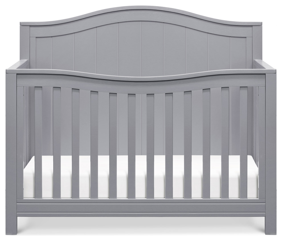Aspen 4-in-1 Convertible Crib, Gray