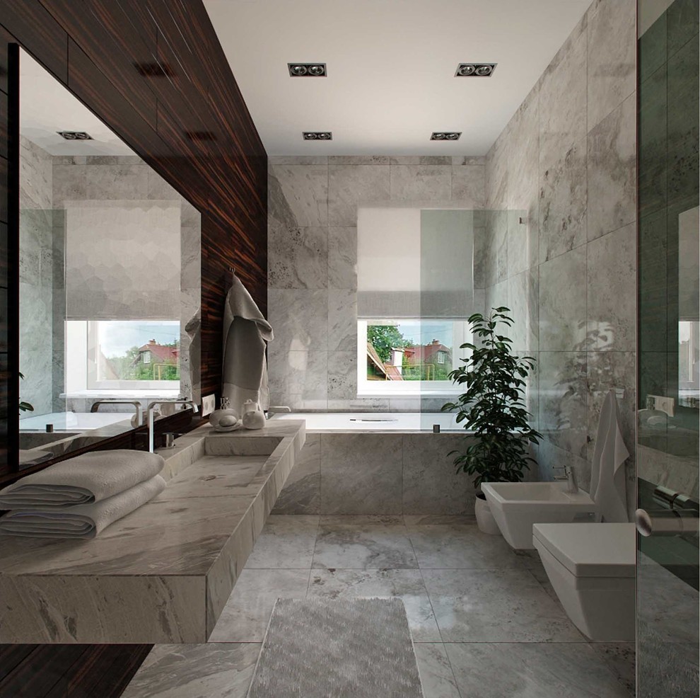 Семейный дом в стиле минимализм