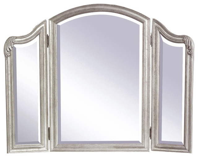 Pulaski Rhianna Vanity Mirror, Silver Patina Traditional Makeup
