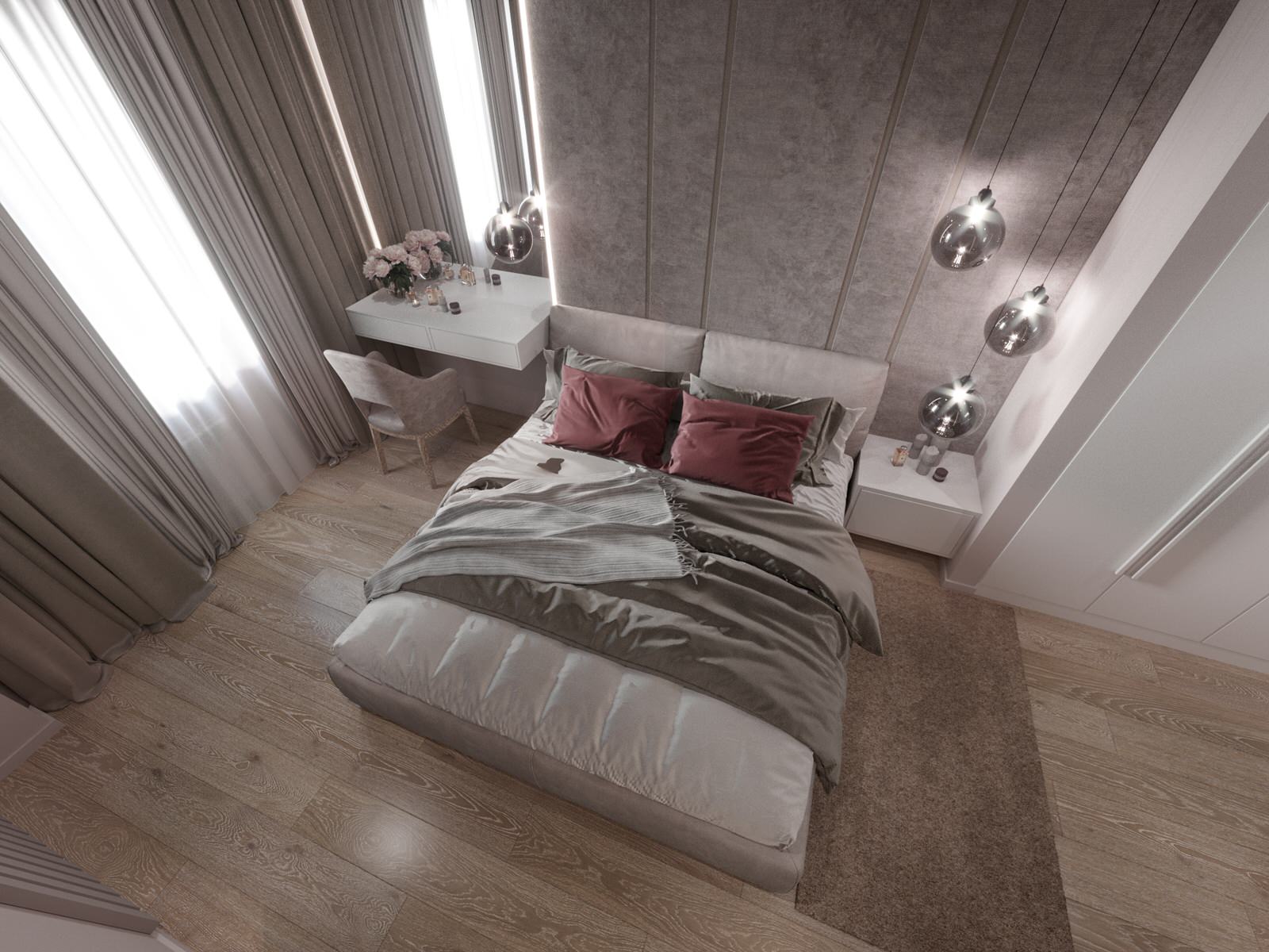 интерьер квартиры 72 квм. г. Новосибирск