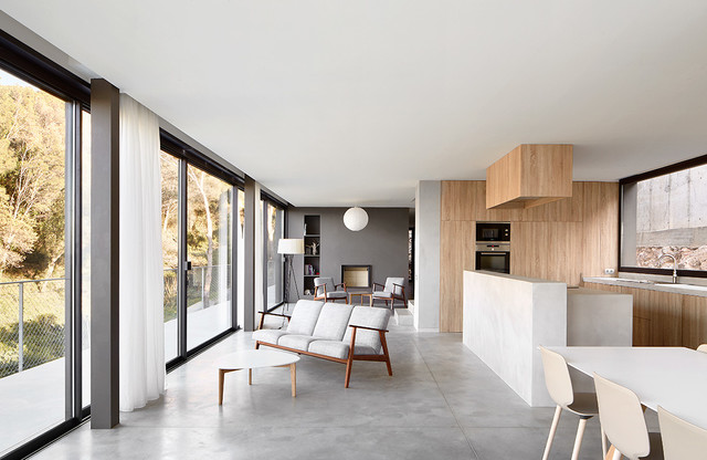 Casa en la Costa Brava II contemporary-vardagsrum