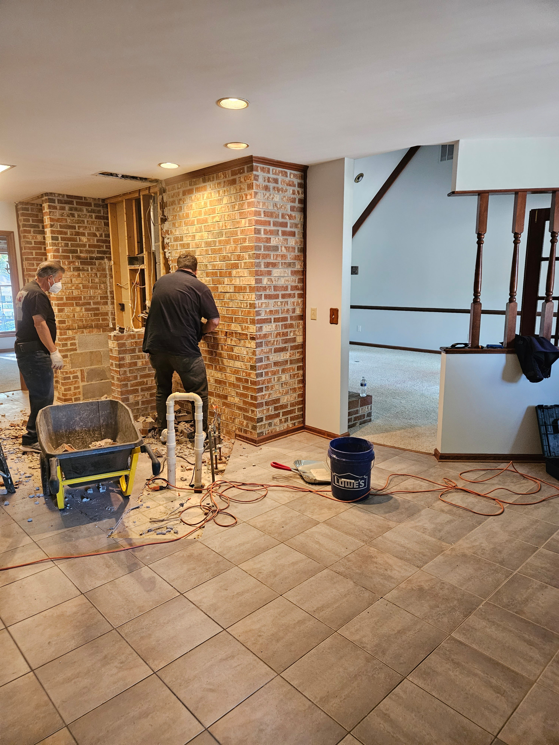 White Modern Kitchen Update