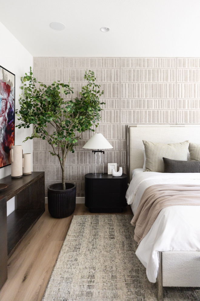 Inspiration for a contemporary bedroom remodel in Phoenix