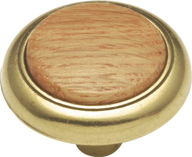 Belwith Hickory 1 1 4 In Wood Grain Oak Cabinet Knob P706 Oak