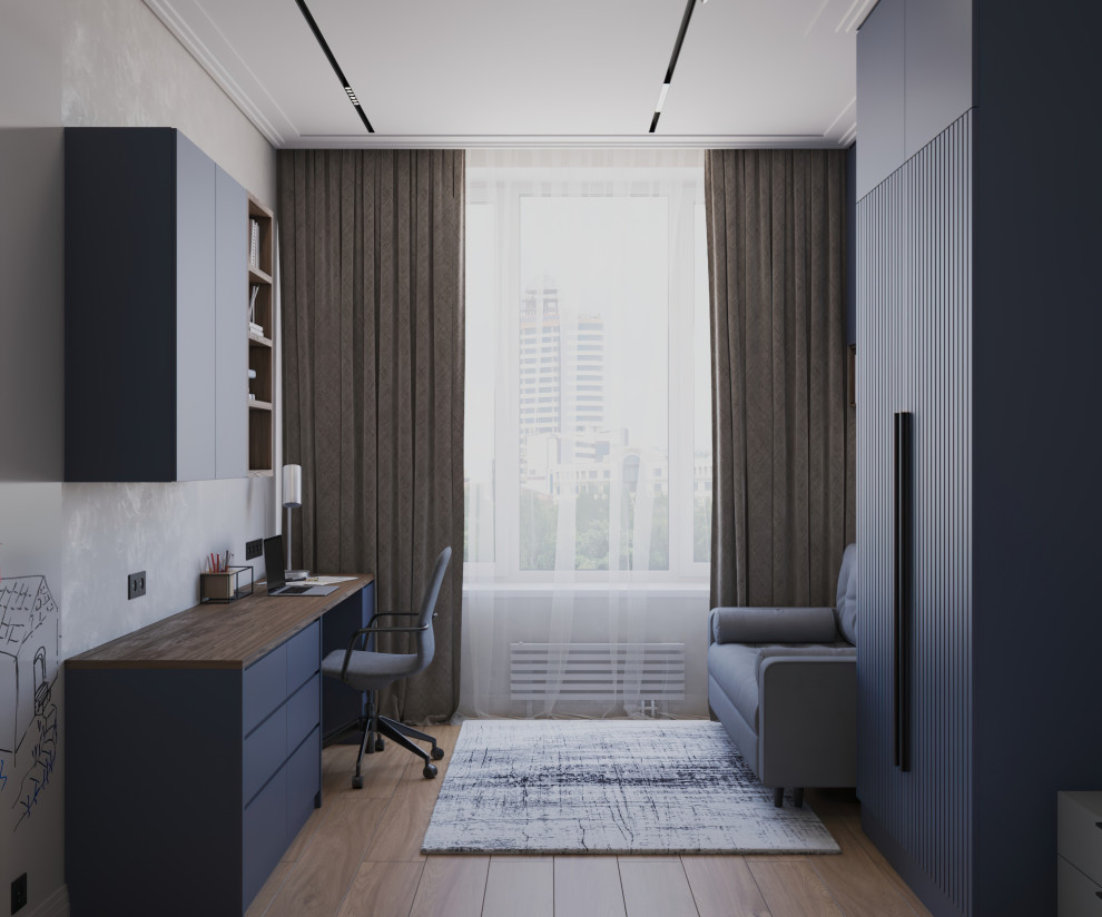 Дизайн-проект квартиры для семьи с 4 сыновьями