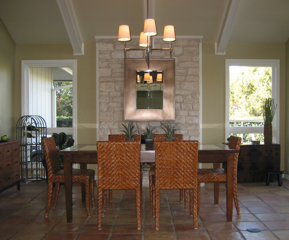 Dining room - transitional dining room idea in Denver