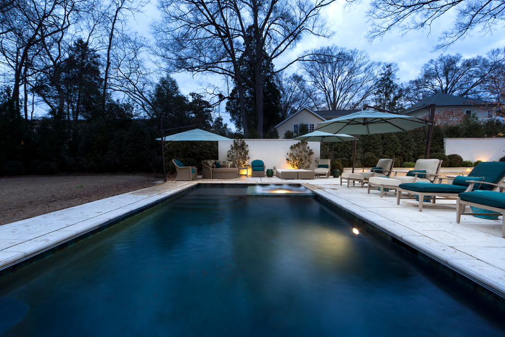 Inspiration for a country pool in Charlotte.