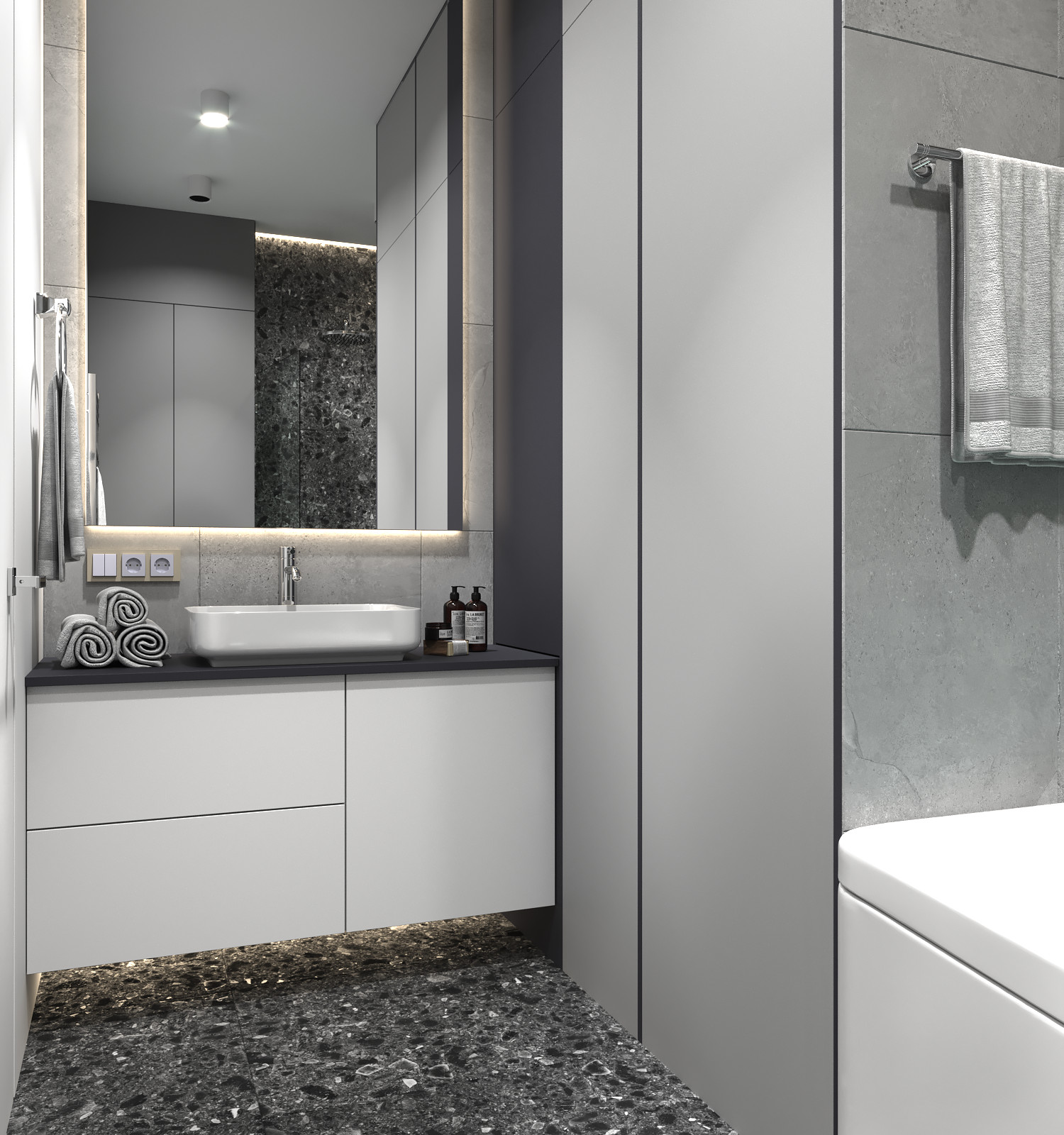 Проект квартиры в Москве 100 м.кв