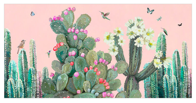 "Cacti Garden" Canvas Wall Art by Cathy Walters