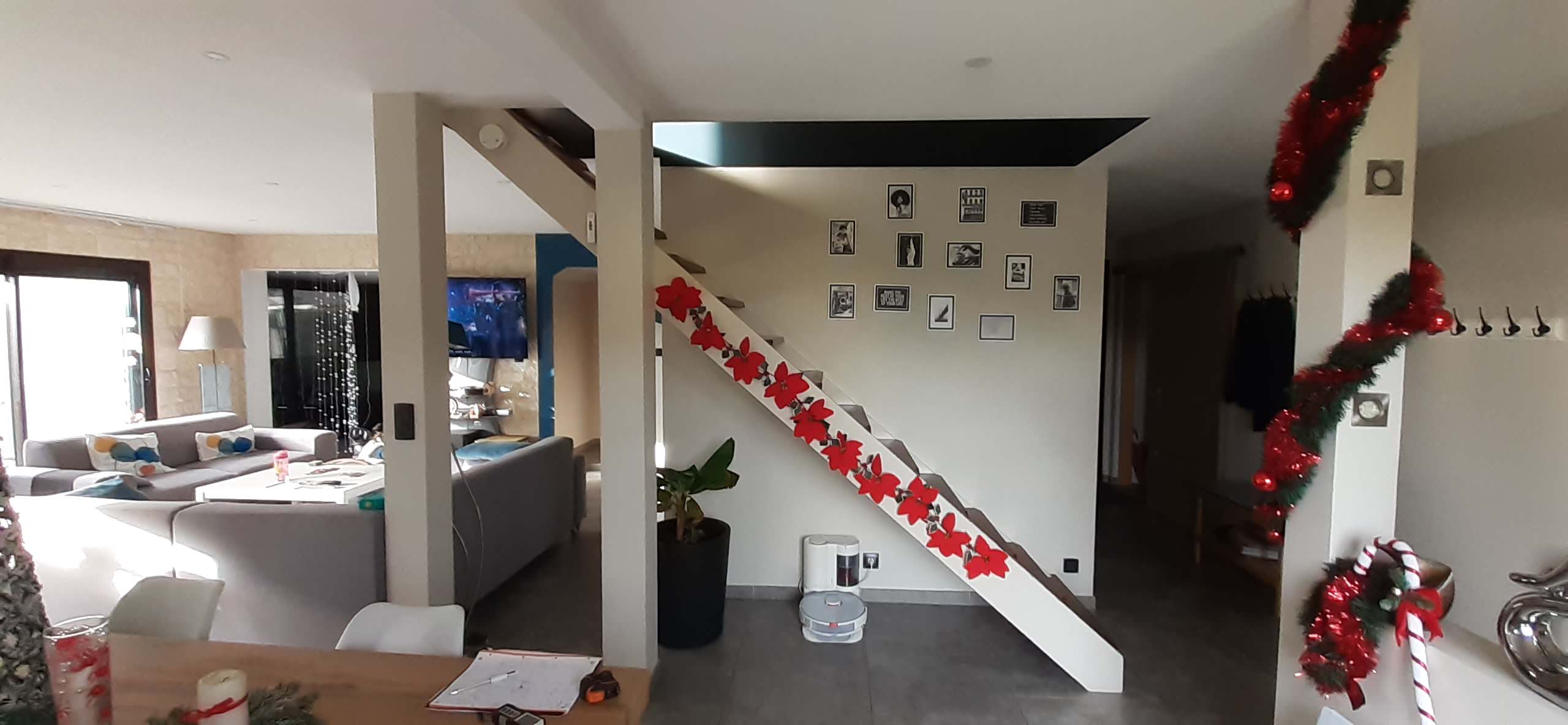 Aménagement et décoration du rdc d'une maison individuelle ossature bois