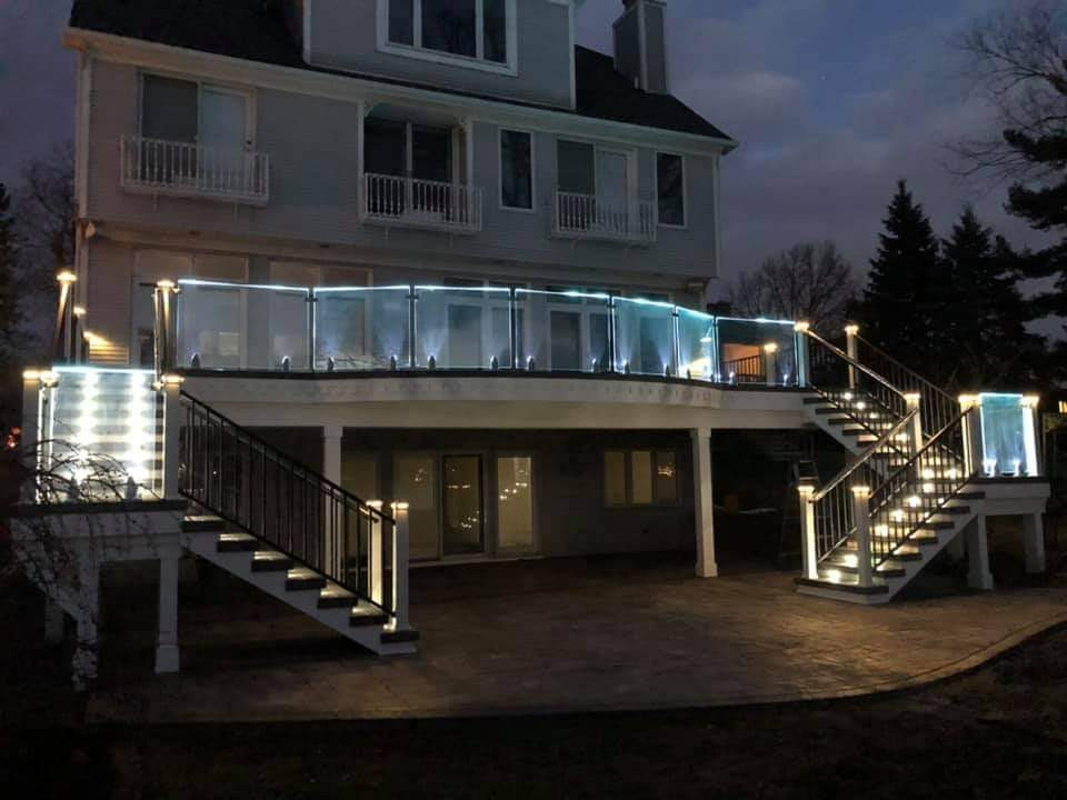 Ступени, ограждения