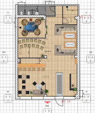 Создание кафе в г. Астана. Подбор помещения по Фэн-шуй, организация пространства