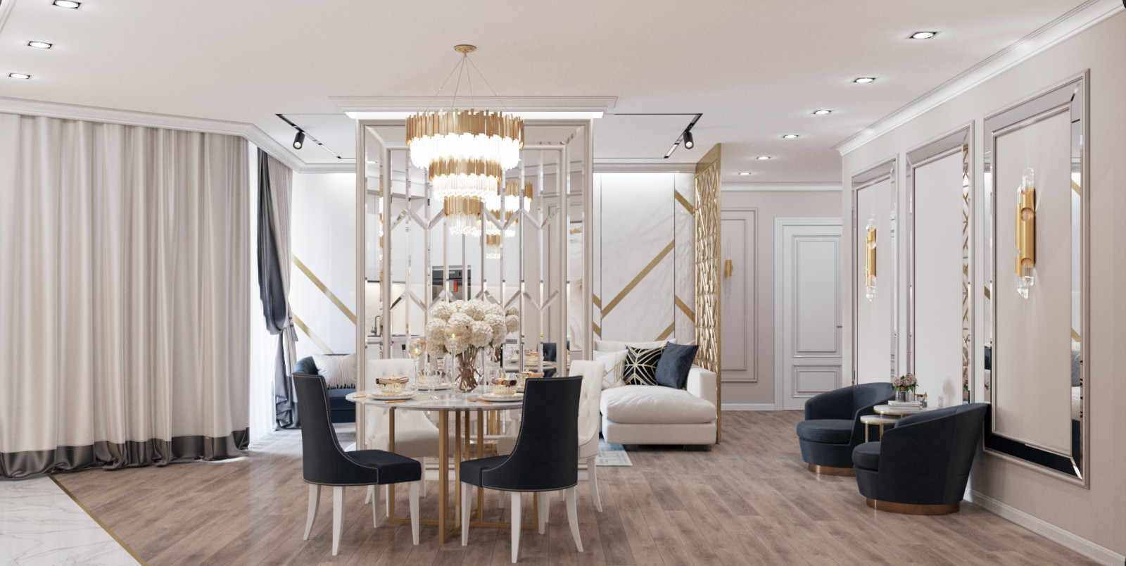 Дизайн-проект интерьера гостиной