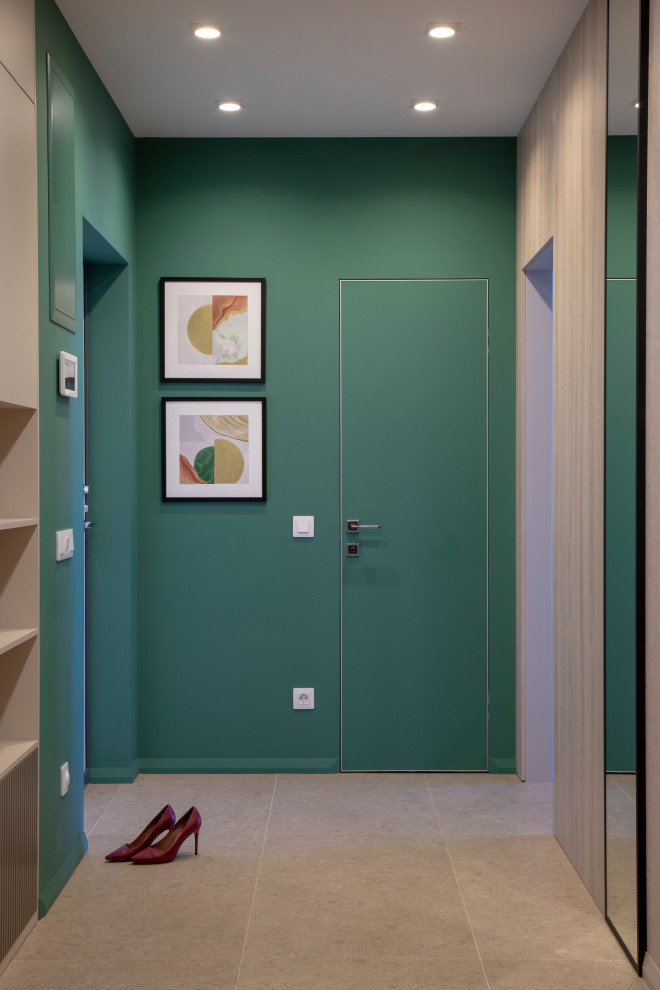 Проект 3-х комнатной квартиры "Лесная Рапсодия". Прихожая.