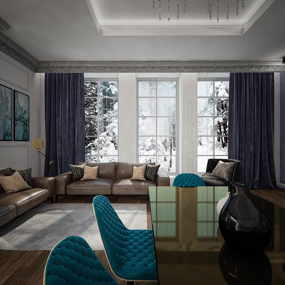 Хол с кухней-гостинной