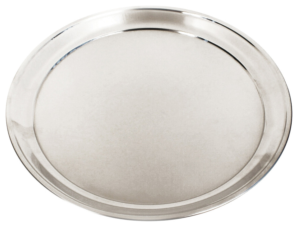 Foxrun Stainless Steel Pizza Pan, 16 Inch Contemporary Pizza Pans