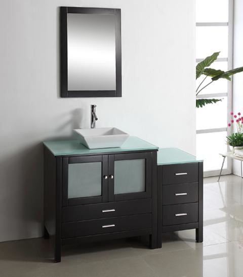 Glass Bathroom Vanities