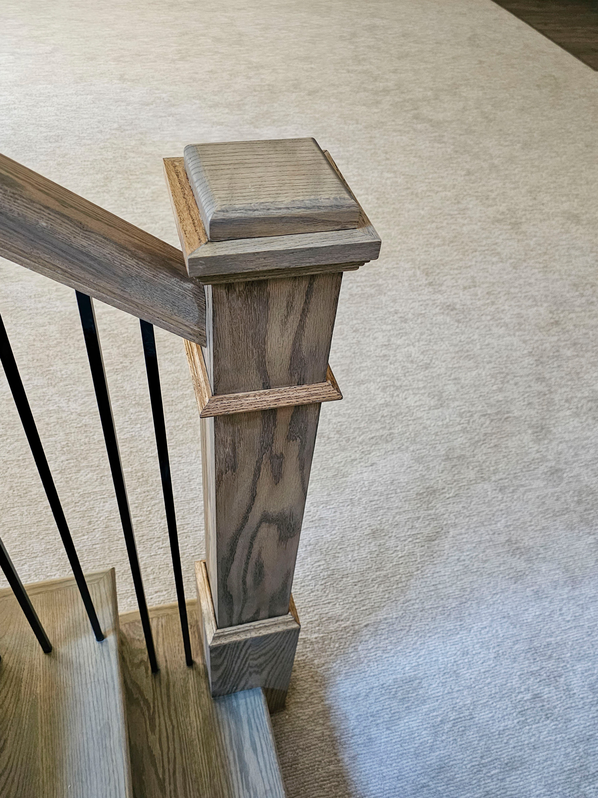 105_Modern and Bold U-Shaped Staircase, Vienna VA 22180