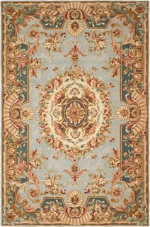 Safavieh Savonnerie Sav201b Blue Beige Rug Victorian Area Safavieh Savonnerie Sav201b Blue Beige Rug Victorian Area Rugs By Plushrugs