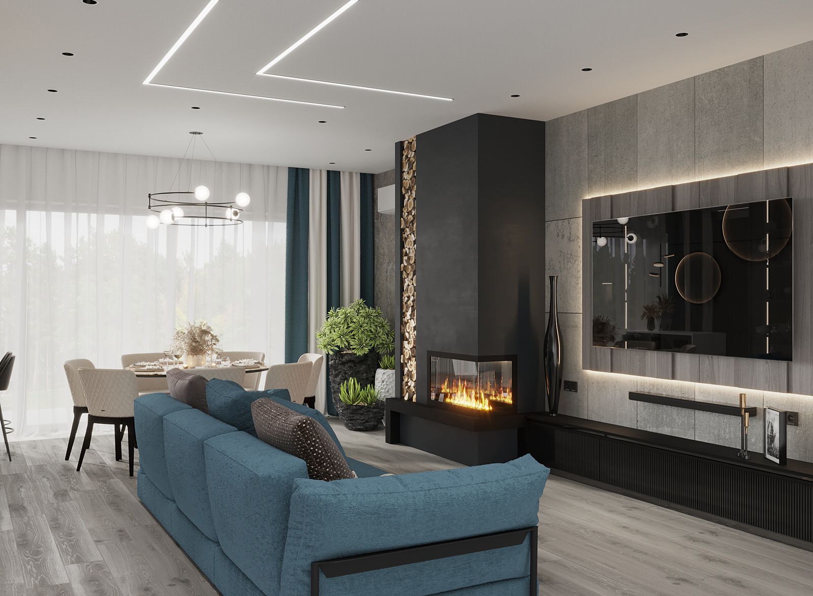 Кухня Гостиная ЖК Европейский