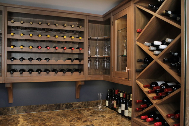 Walnut Delight traditional-wine-cellar