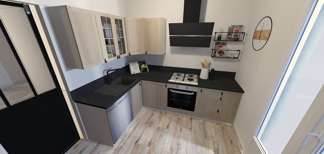 Projet N&deg;4 industrial-kitchen