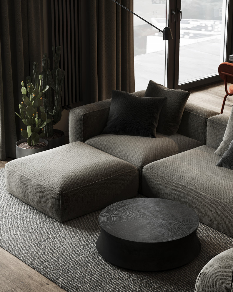 Flat in natural colours | Квартира в природных оттенках