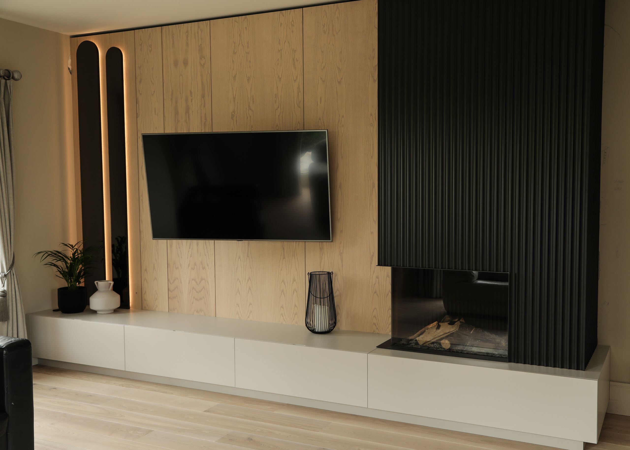 Modern Style Living Room Cabinetry