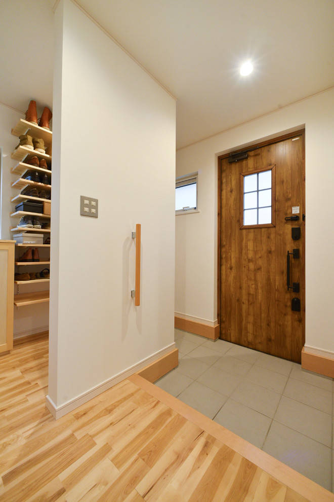 This is an example of a scandinavian entryway in Other.