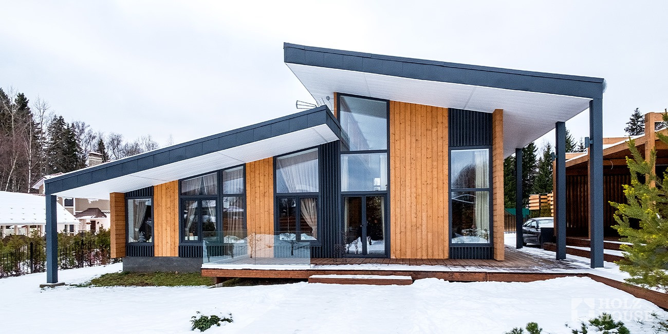 Загородные жилые коттеджи в стиле Шале