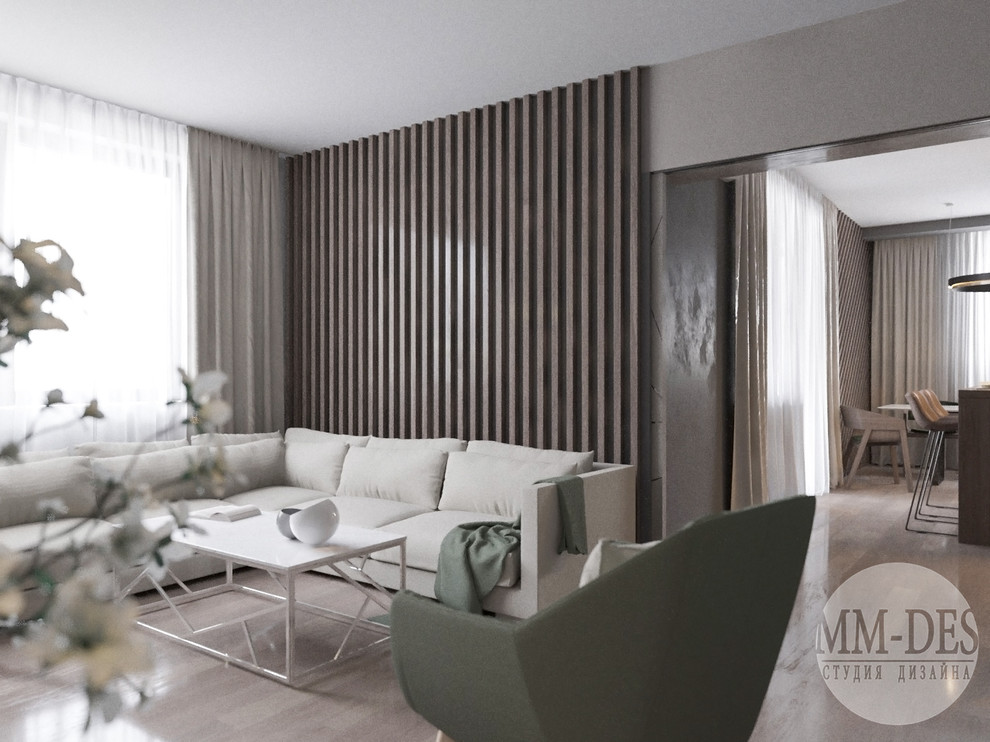 Современная квартира. "Бетонные джунгли"