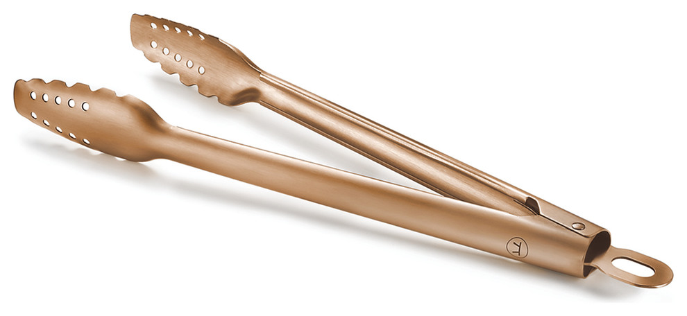 Lux Copper Tongs - Contemporary - Kitchen Tongs - by Ironwood Gourmet |  Houzz