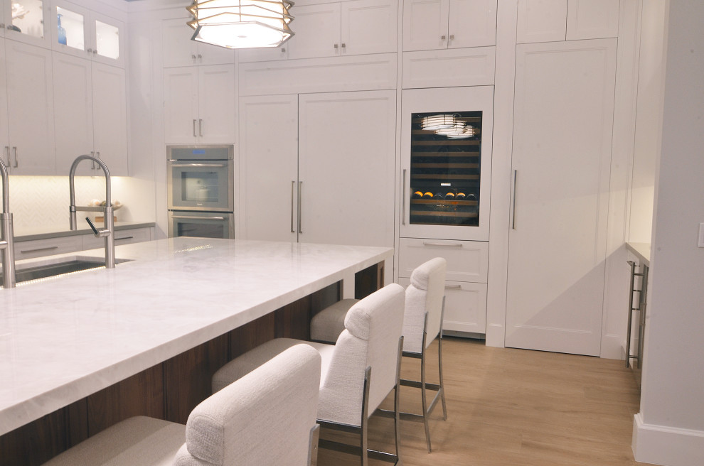 Kitchen - transitional kitchen idea in Miami