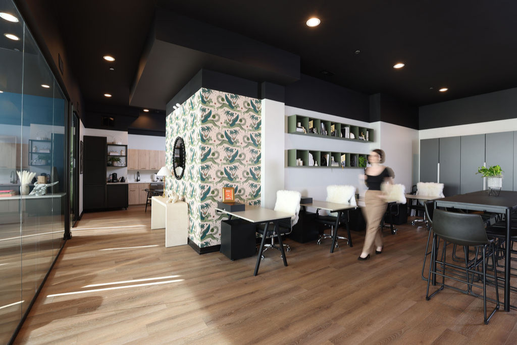 After | Main office - Accent Wall - Cafe