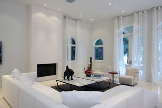 MODERN contemporary-living-room