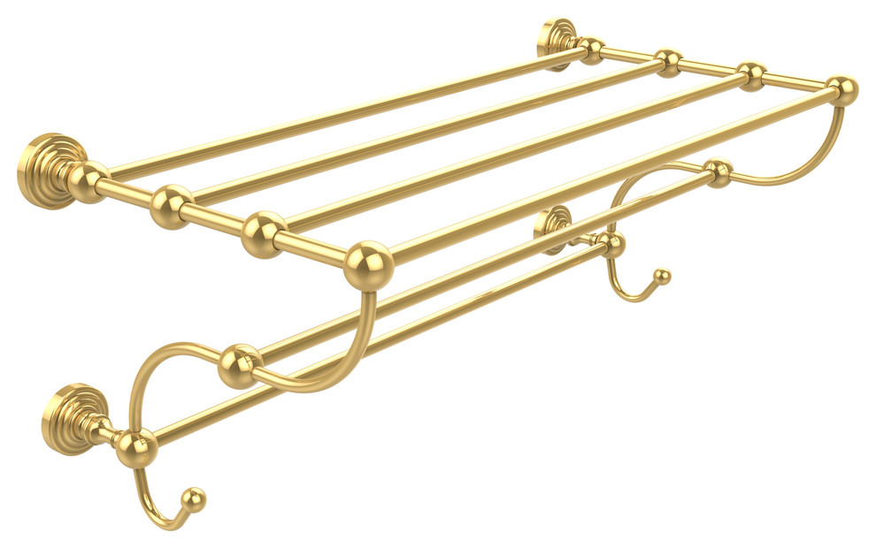 Waverly Place Collection 36" Train Rack Towel Shelf Traditional