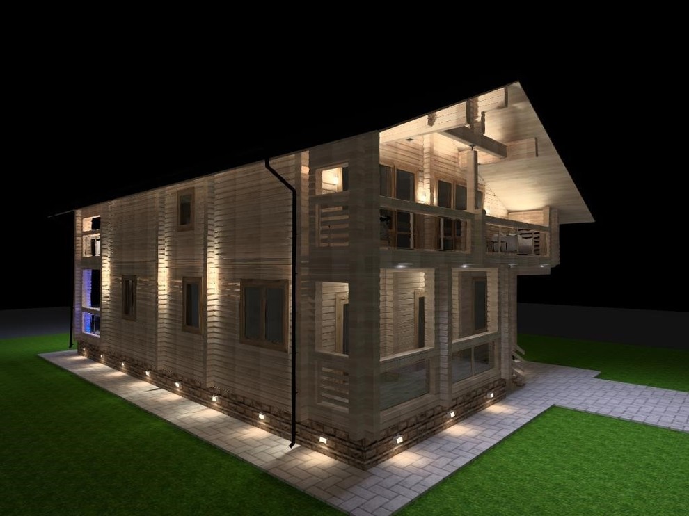 Освещение загородного дома