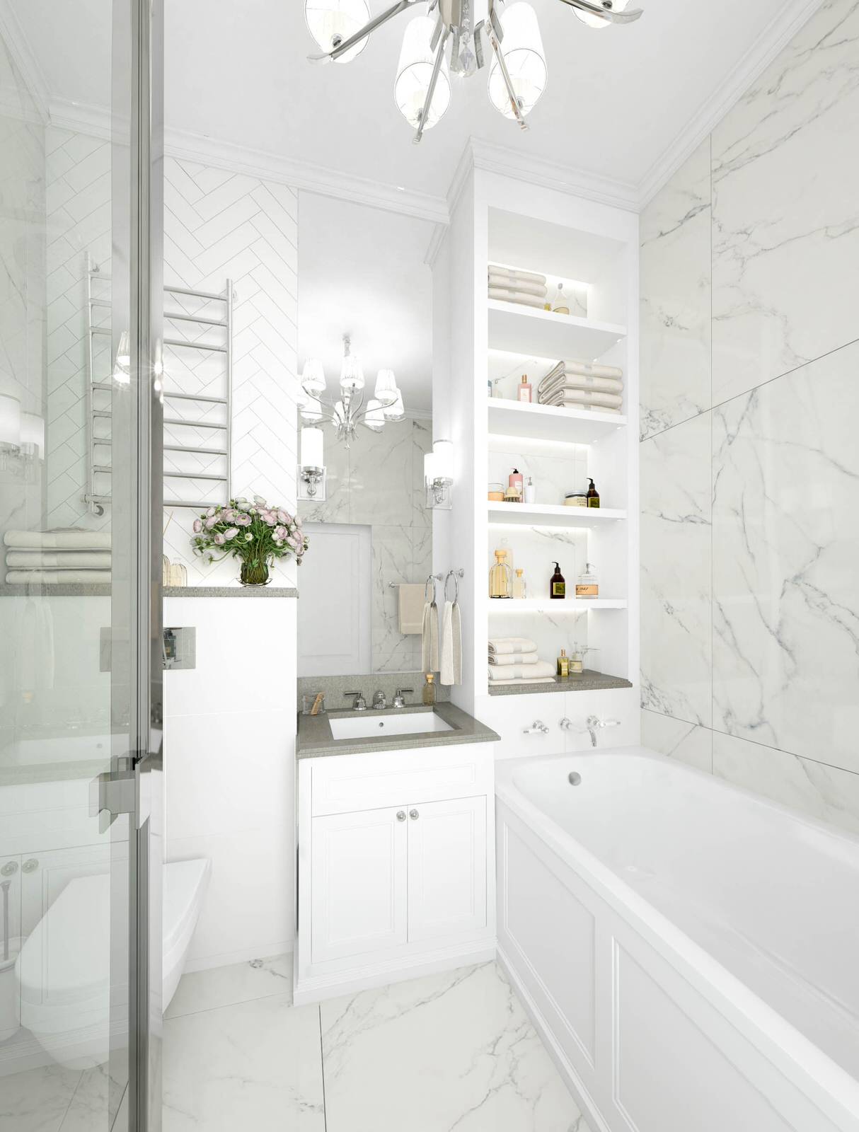 Квартира для многодетной семьи в стиле НЕОКЛАССИКА